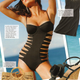 Illustration for article titled Show Off Your Christmas Cookie Bloat With 3 Hideous Swimsuits From Victorias Secret